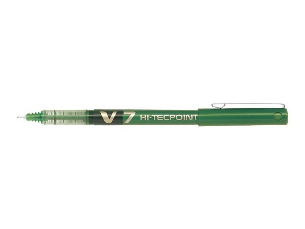 Cienkopis kulkowy Pilot Hi-Tecpoint V7 - zielony (BX-V7-G)