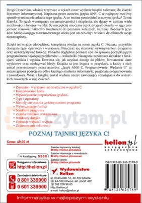 Język ANSI C Programowanie - Kernighan Brian W., Ritchie Dennis M.