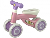Rowerek biegowy podwójne koła różowo fioletowy