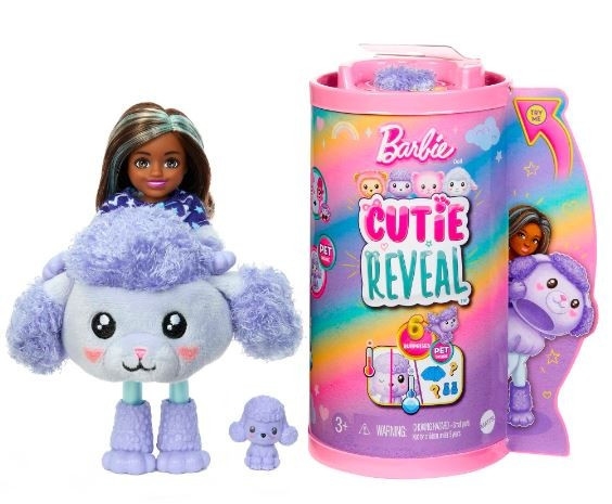 Lalka BARBIE Cutie Reveal, Pudelek (HKR17/HKR20)