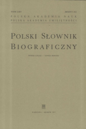 Polski Słownik Biograficzny z.212 T.52/1 - Opracowanie zbiorowe