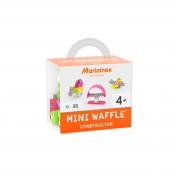 Mini Waffle Konstruktor - Różowy, 35 el. (902790)