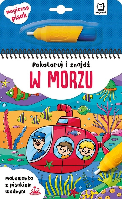 Pokoloruj i znajdź w morzu