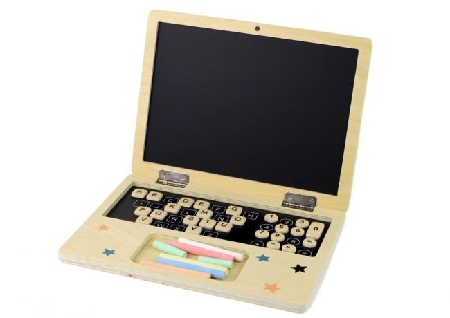 <img src='https://webimage.pl/pics/790/4/d5905515354790.jpg' style='height:440px' /> Tablica laptop drewniany do pisania kredą