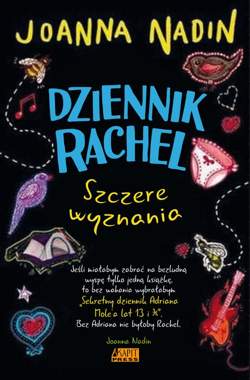 Dziennik Rachel Szczere wyznania - Joanna Nadin - książka