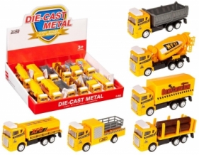 Auto ciężarowe metalowe 12cm