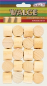 Walce drewniane 20x15mm 20szt