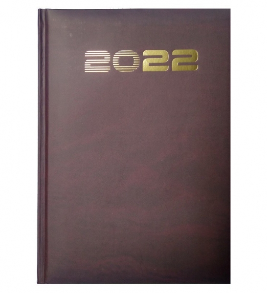 Terminarz A5 Standard 2022 - bordowy