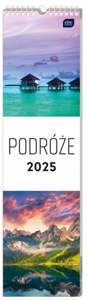 Kalendarz 2025 paskowy - Podróże