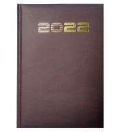 Terminarz A5 Standard 2022 - bordowy - Praca zbiorowa