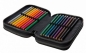 Coolpack - Jumper 3 - Piórnik potrójny z wyposażeniem - Black (Badges) (B67152)