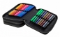Coolpack - Jumper 3 - Piórnik potrójny z wyposażeniem - Black (Badges) (B67152)