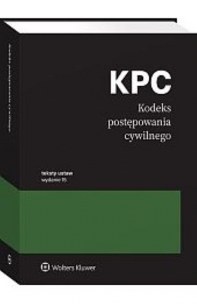 Kodeks postępowania cywilnego Przepisy w.15/25