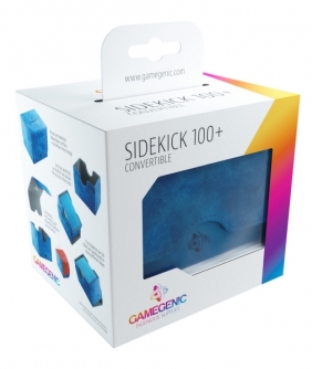 Ekskluzywne pudełko Sidekick Convertible na 100+ kart - Niebieskie (00791)