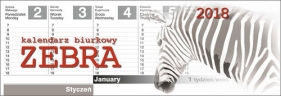Kalendarz 2018 biurkowy Zebra - Parma Christian