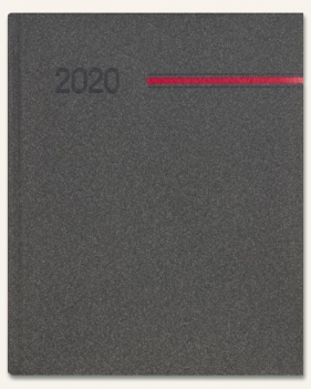 Kalendarz 2020 Ksiażkowy B5 Plus grafit melange