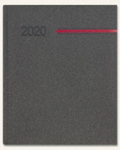 Kalendarz 2020 Ksiażkowy B5 Plus grafit melange
