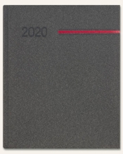 Kalendarz 2020 Ksiażkowy B5 Plus grafit melange