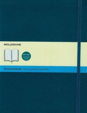 Notes XL Moleskine w kropki morski