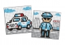 Diamentowa mozaika naklejka Kids - Oficer policji