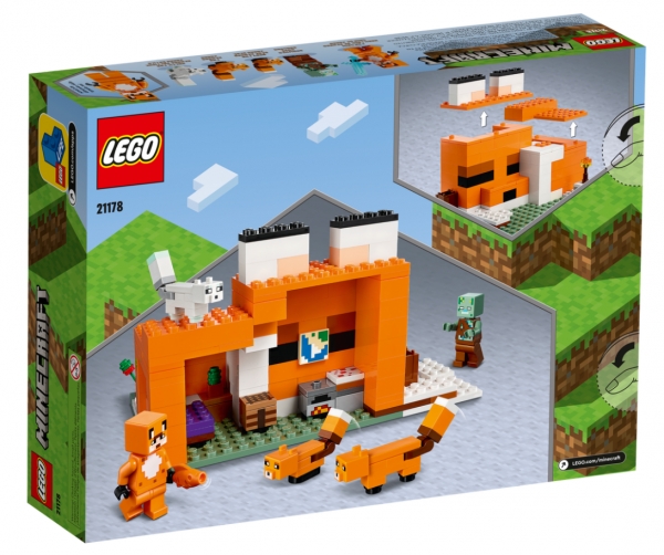 Lego Minecraft: Siedlisko lisów (21178)