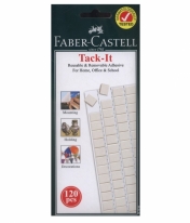 Masa mocująca Faber-Castell Tack-It, 120 sztuk - biała (187093)