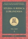Studia Iuridica Lublinensia. T.24. 2/2015 red. Andrzej Korybski, Bartosz Liżewski
