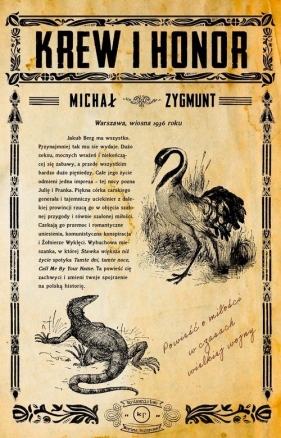 Krew i honor - Michał Zygmunt