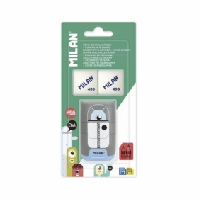 Temperówko-gumka Aliens + 2 gumki MILAN