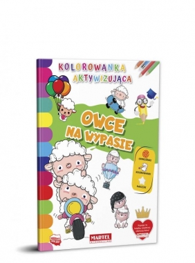 Kolorowanka aktywizująca z naklejkami. Owce na wypasie - Opracowanie zbiorowe