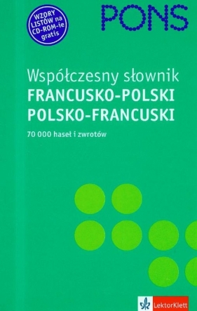 Pons współczesny słownik francusko-polski polsko-francuski z płytą CD - <br />