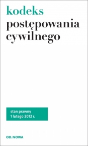 Kodeks postępowania cywilnego - <br />