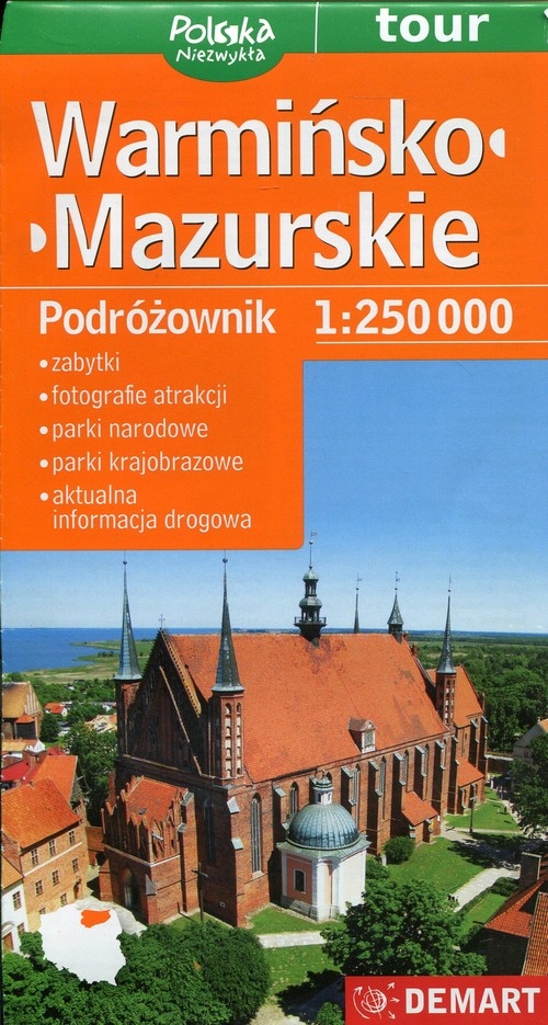 Warmińsko-mazurskie Podróżownik 1:250 000