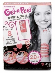 Gel-a-Peel Zestaw podstawowy - Sparkle Coral