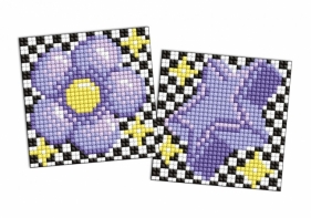 Diamentowa mozaika Kids -Fioletowy kwiat i gwiazda