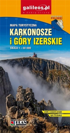 Mapa - Karkonosze i Góry Izerskie 1:50 000 - Opracowanie zbiorowe