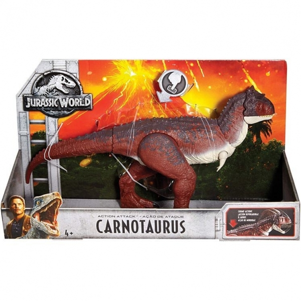 JURASSIC WORLD ACTION ATTACK Carnotaurus (FMW87/FMW89)