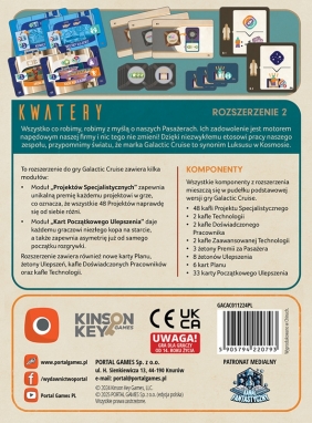 Galactic Cruise: Kwatery (rozszerzenie) - T.K. King, Koltin Thompson, Dennis Northcott