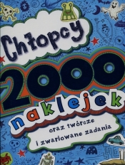 Chłopcy 2000 naklejek oraz twórcze i zwariowane zadania