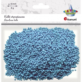 Kulki styropianowe 4-6mm/8g - jasnoniebieskie (362110)