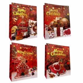 Torebka prezentowa L Boże Narodzenie mix