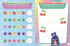 Koloruj! Rozwiązuj! 50 naklejek świecących w ciemności. Celebripets. I love VIP Pets - Ilona Siwak