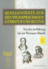 Quellentexte zur Deutschsprachigen Literatur und Kultur tom 2 Dzikowska Katarzyna