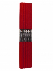 Paczka Bibuła marszczona aluminiowa 50X100 czerwony 5 rolek