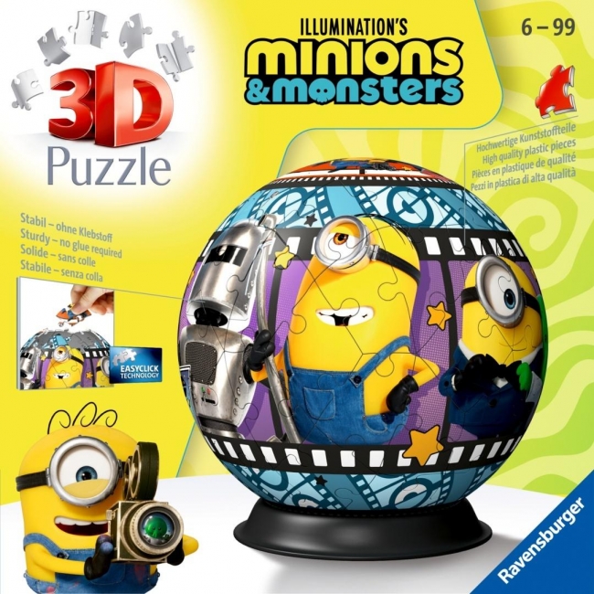 Puzzle 3D Minions Puzzleball
