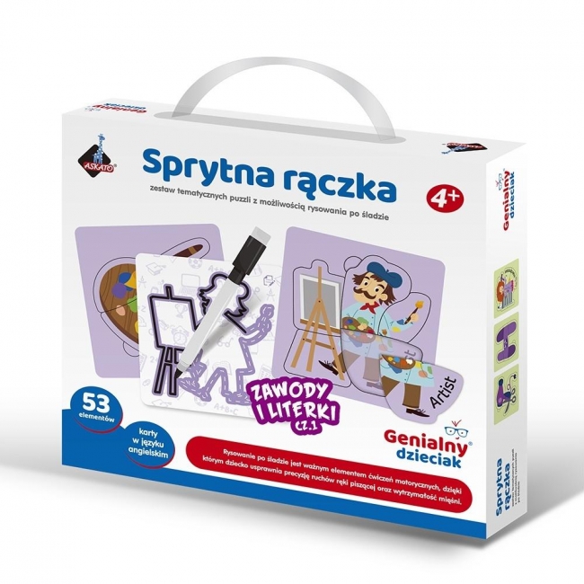 Sprytna rączka - zawody i literki 53el