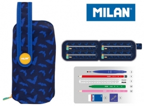Multipiórnik MILAN owalny z 4 piórnikami BATS & BITES nietoperze