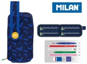Multipiórnik MILAN owalny z 4 piórnikami BATS & BITES nietoperze