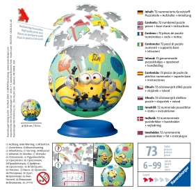 Ravensburger, Puzzle 3D: Minionki 2 (11179)