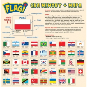 Flagi. Gra memory